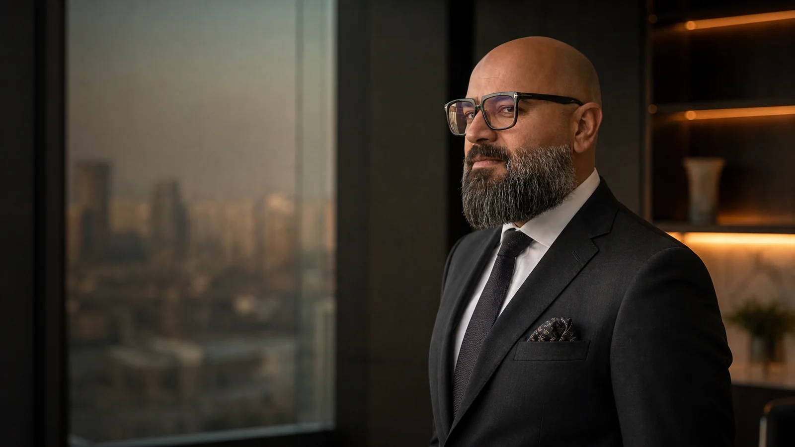 Portrait of Haq's co-founder